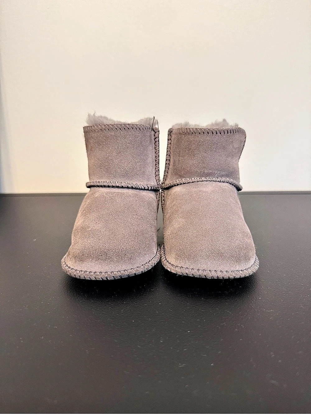 UGG Erin Bootie Baby Booties Gray US 4/5